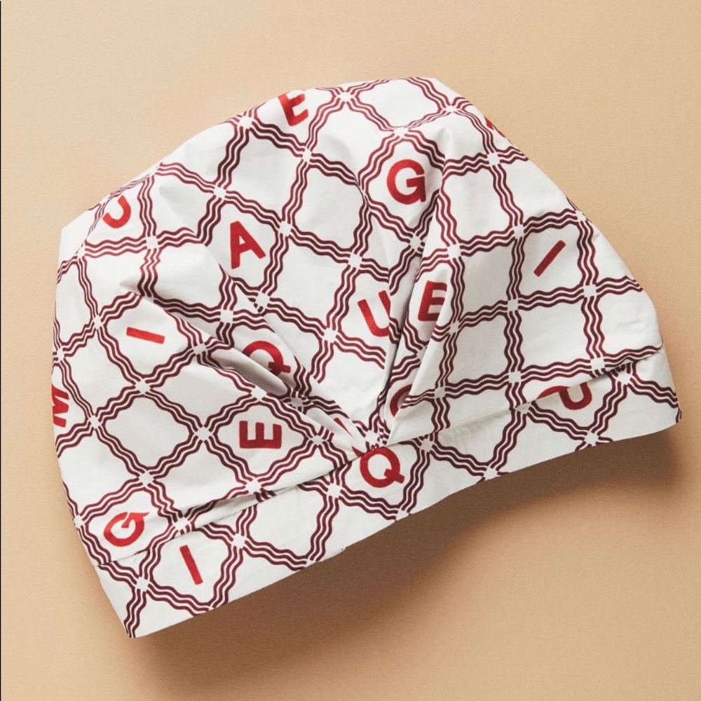 Hotel Magique for Anthro Carreaux Shower Cap NWT